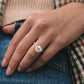 Hidden Halo White Gold Lab Grown Diamond Ring