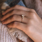 Rose Gold Lab Grown Diamond Cluster Ring