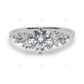 Rose Gold Lab Grown Diamond Cluster Ring