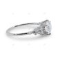 Rose Gold Lab Grown Diamond Cluster Ring