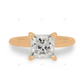 East West Lab Grown Diamond Cluster Gold Ring
