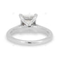 Princess Cut Lab Grown Diamond Hidden Halo Gold Ring