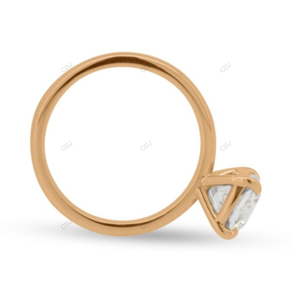 Cushion Cut Lab Grown Diamond Solitaire Ring
