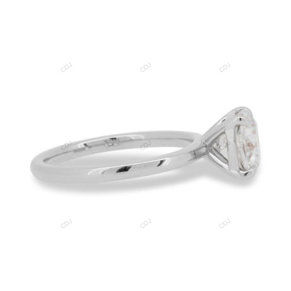 Cushion Cut Lab Grown Diamond Solitaire Ring