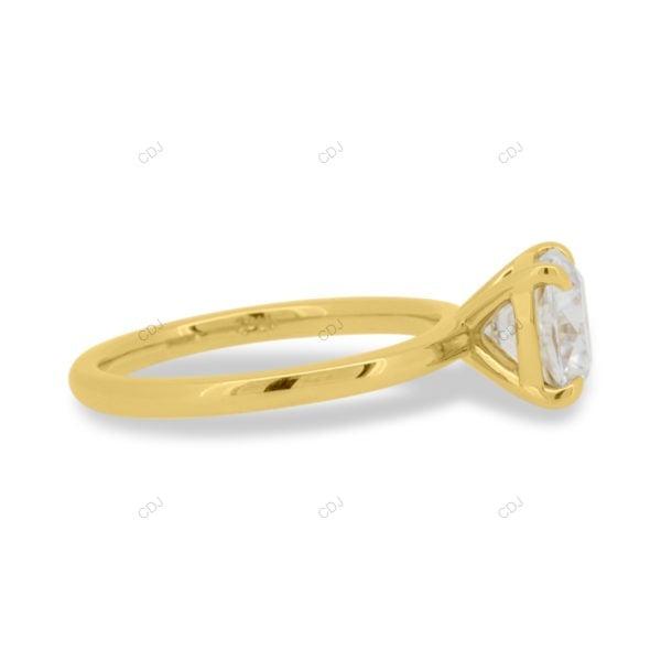 Cushion Cut Lab Grown Diamond Solitaire Ring