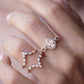 1.45 CTW Pear Shaped Infinity Halo Engagement Ring