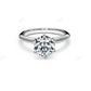 2.00 CTW Oval Cut Lab Grown Diamond Engagement Ring