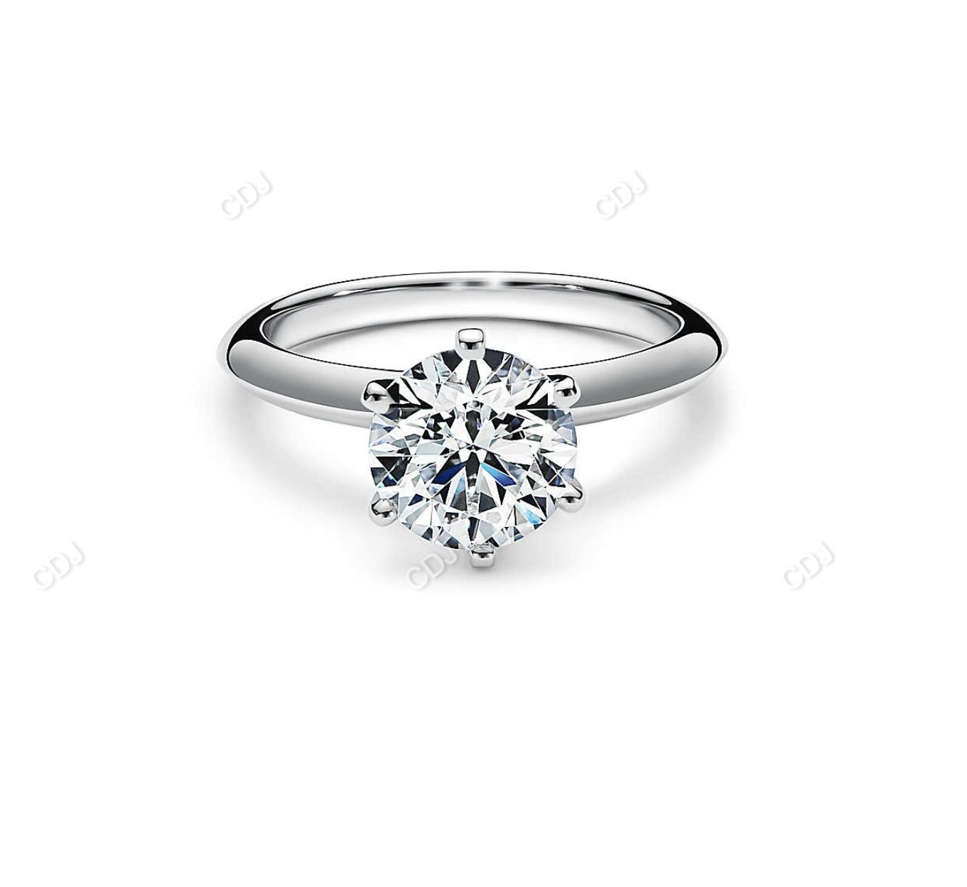 2.00 CTW Oval Cut Lab Grown Diamond Engagement Ring