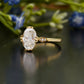 Oval Lab-Grown Diamond Solitaire Ring