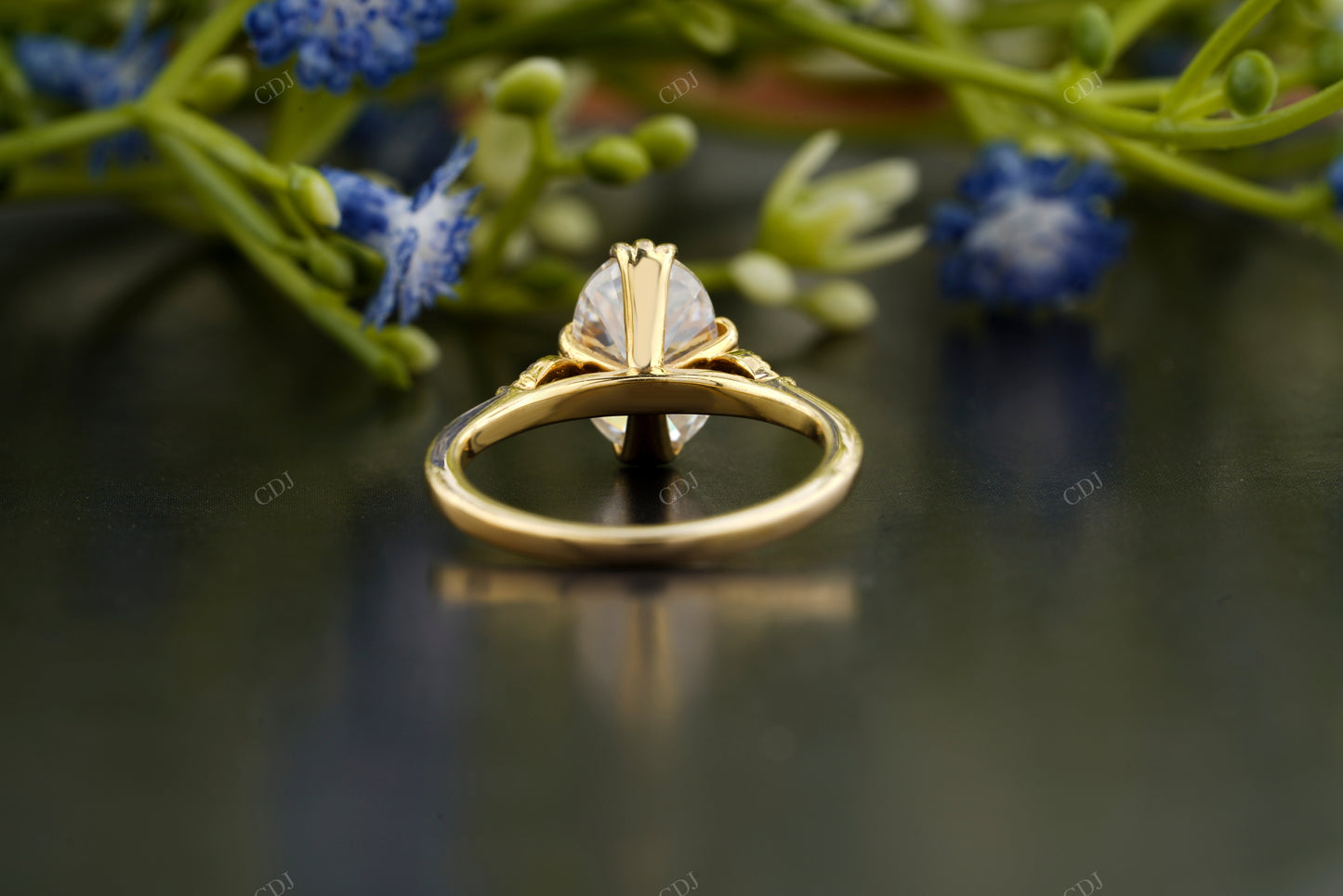 Oval Lab-Grown Diamond Solitaire Ring