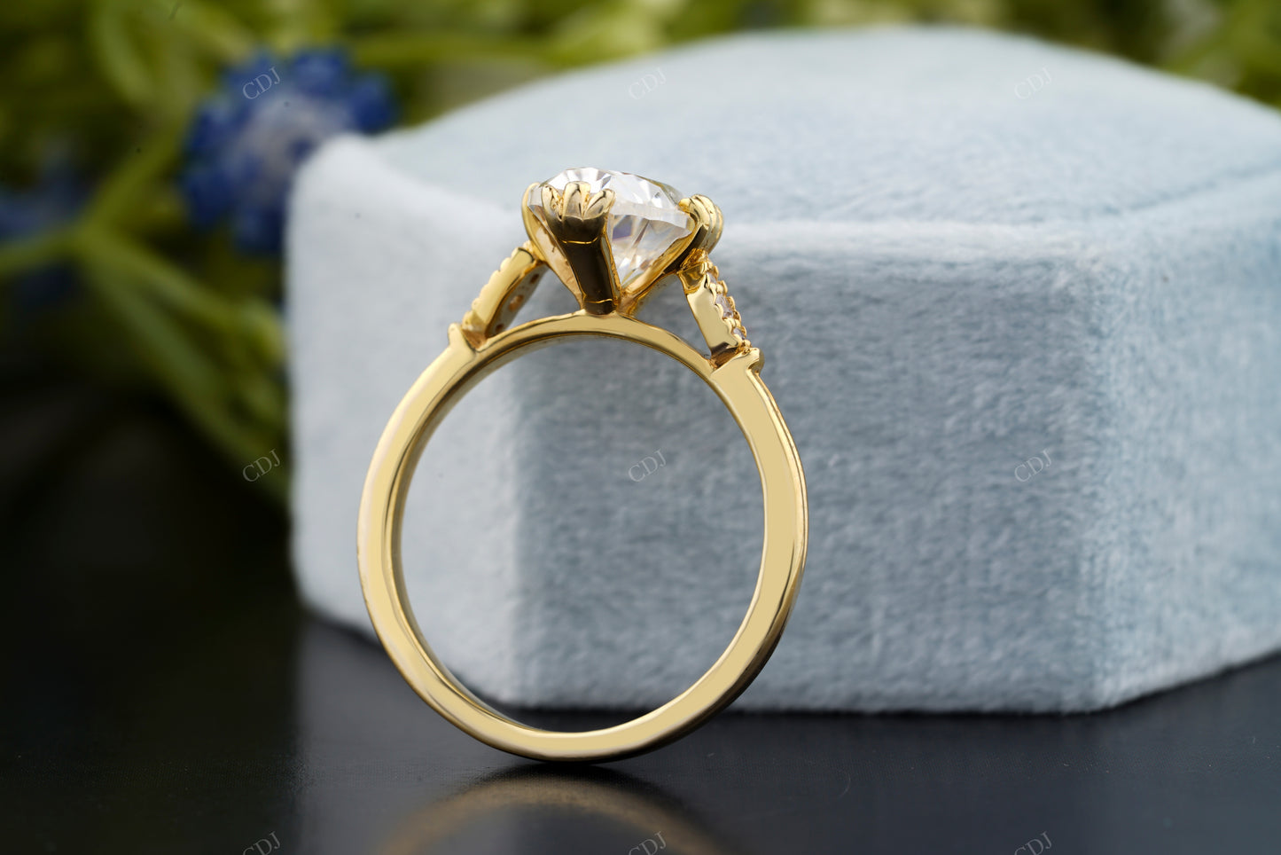 Oval Lab-Grown Diamond Solitaire Ring