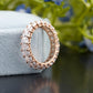 Emerald Moissanite Diamond Full Eternity Band customdiamjewel