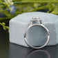 Lab-Grown Diamond Pavé Halo Ring