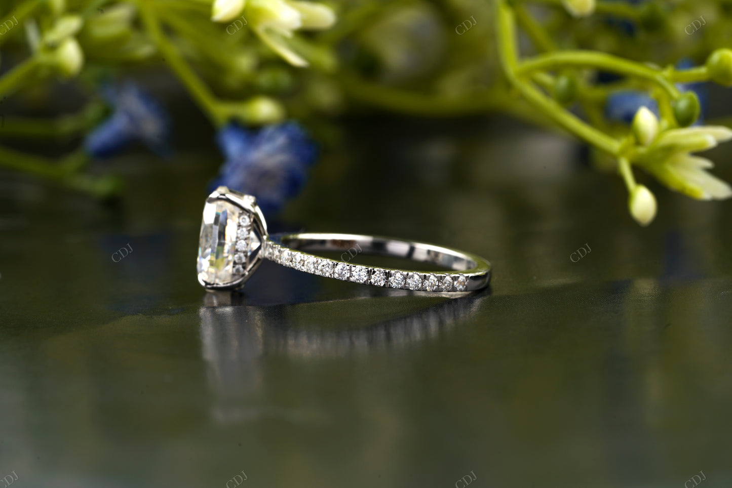 Lab-Grown Diamond Pavé Band Ring