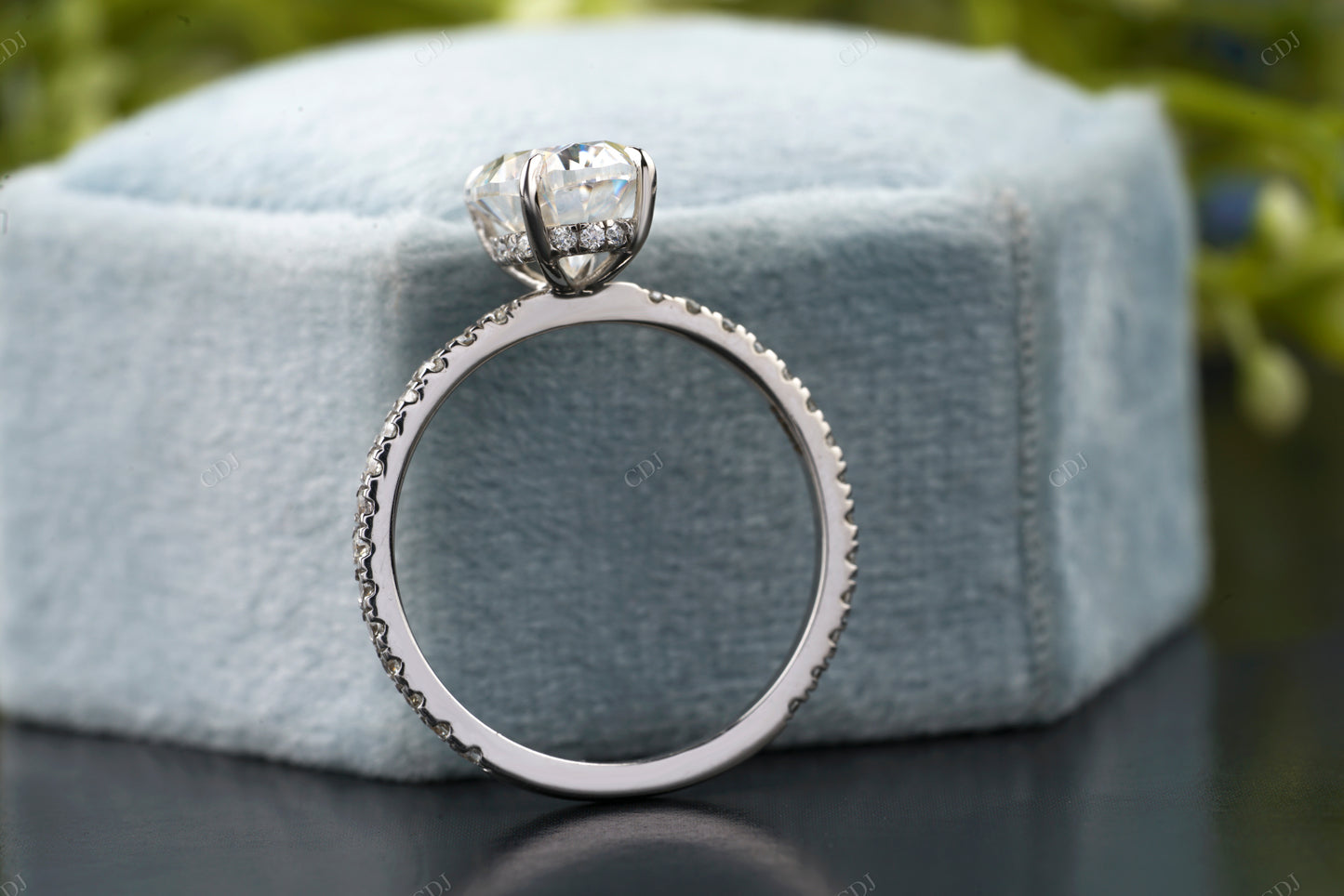 Lab-Grown Diamond Pavé Band Ring