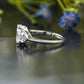 Lab-Grown Diamond Oval Three-Stone Ring