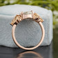 Floral Marquise Side Stone Moissanite Ring customdiamjewel