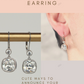 White Gold Lab Grown Diamond Lever Back Earrings