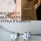 Lab Grown Diamond White Gold Stud Earrings For Daily Wear