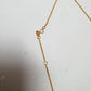 10K Yellow Gold 3.25 CTW Pear Cut Lab-Grown Diamond Dangle Station Necklace