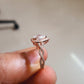 1.45 CTW Pear Shaped Infinity Halo Engagement Ring