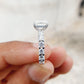 2.66 CTW Emerald Lab-Grown Diamond Engagement Ring