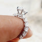 2.66 CTW Emerald Lab-Grown Diamond Engagement Ring