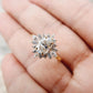 2 CTW Oval Lab Grown Diamond Cluster Engagement Ring