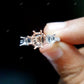 14K Rose Gold 1.30 CTW Lab-Grown Milgrain Engagement Ring