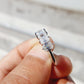 0.75 CTW Lab-Grown Diamond Half Eternity Wedding Band
