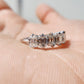 0.75 CTW Lab-Grown Diamond Half Eternity Wedding Band