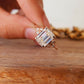 2.36 CTW Emerald Cut Lab Grown Diamond Cluster Ring