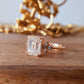 2.36 CTW Emerald Cut Lab Grown Diamond Cluster Ring