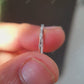 0.07ctw Round Cut Diamond Minimalist CVD Diamond Band