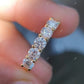 10K Yellow Gold 1.15 CTW Round Cut Diamond Five-Stone Wedding Band