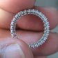 1.24 CTW 14K White Gold Oval Cut Lab-Grown Shared Prong Eternity Band