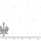 925 VVS Two Tone Moissanite Angel Wings Diamond Cross Pendent Hip Hop Pendent CustomDiamJewel