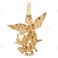 1.95 CTW VVS Moissanite Slaying Devil Pendent Hip Hop Pendent CustomDiamJewel