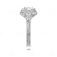 1.55 CTW Round Cut Lab-grown Diamond Vintage Engagement Ring
