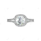 1.55 CTW Round Cut Lab-grown Diamond Vintage Engagement Ring