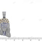 Two-Tone Gold Jesus CVD Diamond Hip Hop Pendant hip hop jewelry CustomDiamJewel