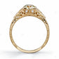1.55 CTW Round Cut Lab-grown Diamond Vintage Engagement Ring