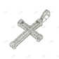 Baguette Moissanite 925 Silver Cross Pendant Hip Hop Pendent customdiamjewel