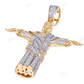 Brazilian Yellow Gold lab Grown Diamond Pendant hip hop jewelry CustomDiamJewel