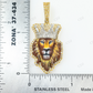 925 Silver Lion King Moissanite Pendant Hip Hop Pendent customdiamjewel