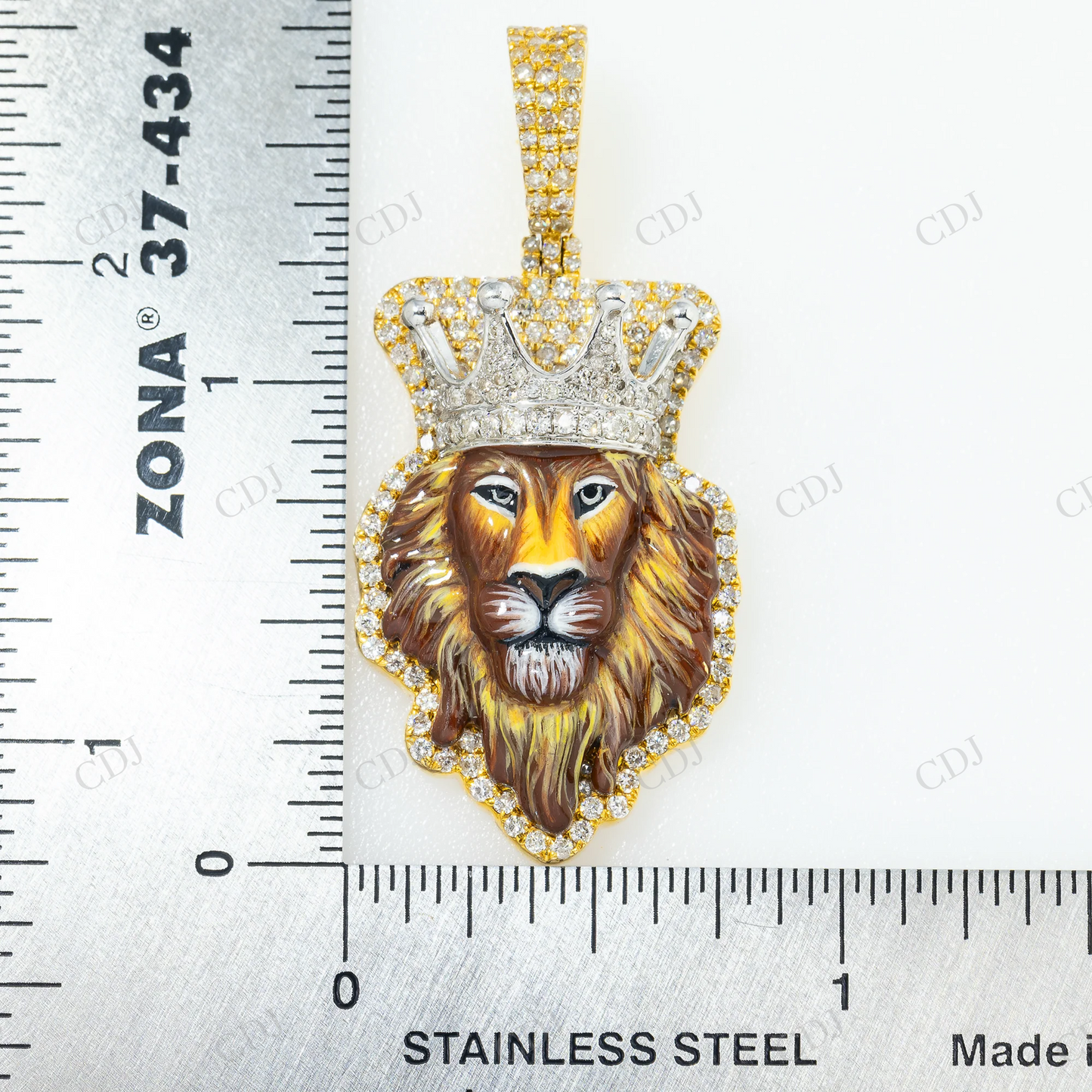 925 Silver Lion King Moissanite Pendant Hip Hop Pendent customdiamjewel