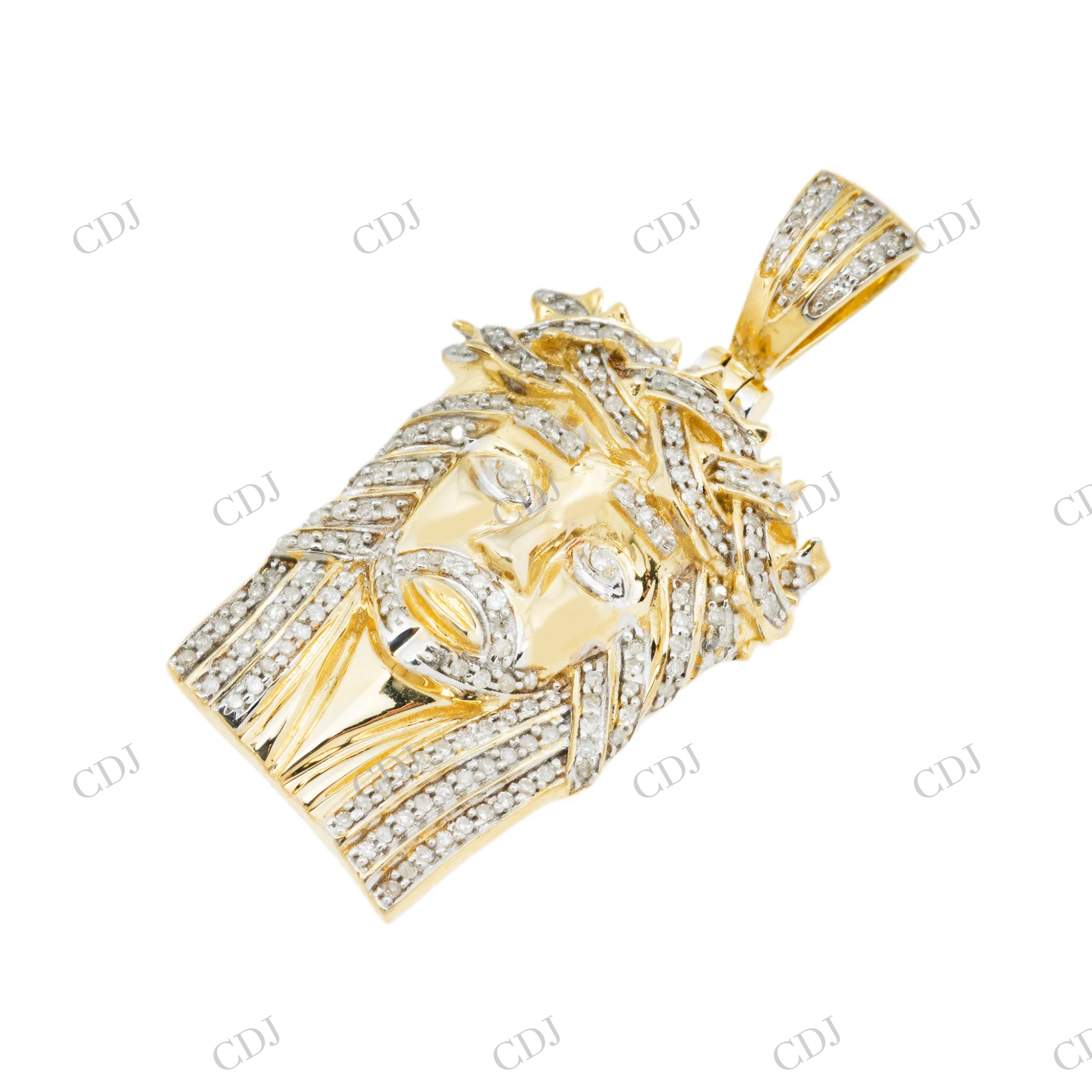 925 Silver Moissanite Iced Out Jesus Pendant Hip Hop Pendent customdiamjewel