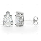 1.00 CTW Pear Cut lab-Grown Solitaire Stud Earrings