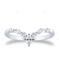 Minimalist Gold Wedding Band Featuring Lab Grown Diamonds