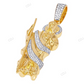 St Jude Yellow Gold CVD Diamond Hip Hop Pendant hip hop jewelry CustomDiamJewel